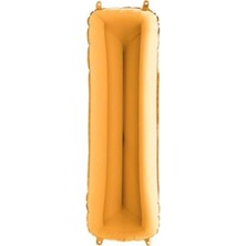 Dipak Gold Renk I Harfi Folyo Balon 16 Inç 40 cm
