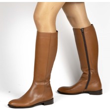 TwoEgoist Kadın Hakiki Deri Klasik Çizme