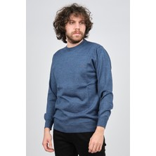 Pelikan Erkek Bisiklet Yaka Yün Kazak 1572019 Indigo