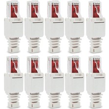 3C Store 10 x Ağ Konektörleri Aletsiz RJ45 Cat6 Lan Utp Kablosu Aletsiz Fiş Cat5 Cat7 Kurulum Kablosu Yama Kablosu (Yurt Dışından)