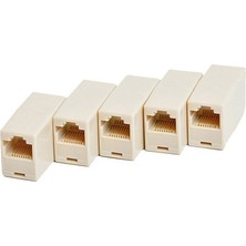 3C Store 100 Adet Internet Araçları RJ45 Cat5 Bağlayıcı Fiş Adaptörü Ağ Lan Kablosu Genişletici Konnektör (Yurt Dışından)