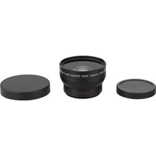 3C Store 37MM 0.45X Geniş Açı Lens ile Makro Lens Eklentisi Makro Dönüşüm Lensi Canon Nikon Sony Pentax Lens Içın (Yurt Dışından)