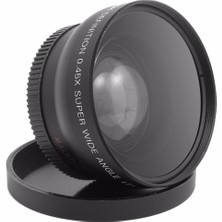 3C Store 52MM Uv Lens Filtre Konu Ücretsiz ile Nikon Dslr Kameralar Içın 52MM 0.45X Geniş Açı Lens Makro Lens (Yurt Dışından)