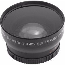 3C Store 52MM Uv Lens Filtre Konu Ücretsiz ile Nikon Dslr Kameralar Içın 52MM 0.45X Geniş Açı Lens Makro Lens (Yurt Dışından)