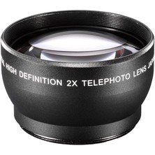3C Store Canon Nikon Sony Pentax 18-55MM Içın 55MM 2x Telefoto Lens Tele Dönüştürücü (Yurt Dışından)