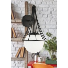 Begüsa Lapis Aplik Siyah Beyaz Cam