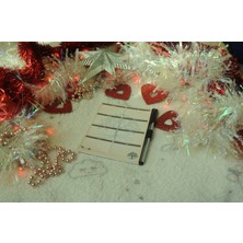 Kar-Çi Çınar Haftalık Kalemli Not Defteri Bloknot Memopad
