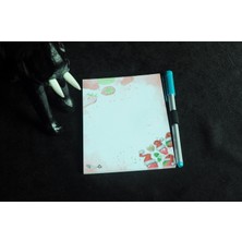 Kar-Çi Çilek Yeni Yıl Düz Kalemli Not Defteri Bloknot Memopad