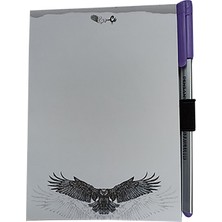 Kar-Çi Kartal Düz Kalemli Not Defteri Bloknot Memopad