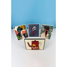 Özcanlar Çerçeve Plastik Arkalıklı Mdf Tablo Seti Tablo Dekorasyon Ayaklı Mdf Tekli Baskılar 15X21 ÖZC-ARK11