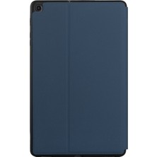 Huawei Matepad T10 / T10S Için Çift Katlanır Durumda Mavi