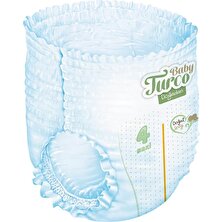 Baby Turco Doğadan Avantajlı Paket Külot Bez 4 Numara Maxi 120 Adet + Günlük Ped Normal 40 Adet