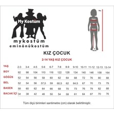 My Kostüm Halloween Turuncu Cadı Çocuk Kostümü