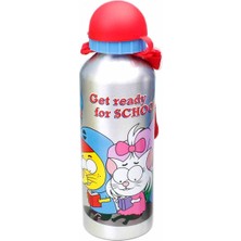 Dolphin Kral Şakir Alüminyum Matara 500 ml Kırmızı Kapak