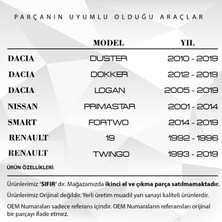 Alpha Auto Part Renault Clio, Nissan Primastar, Dacia Duster Için Çamurluk Sinyali 2'li