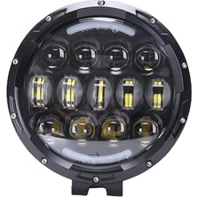 C9 18 cm 7” Adaptif Cree Angel Motosiklet Off Road LED Lamba