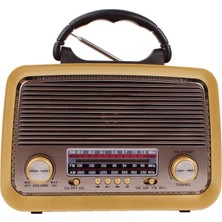 Akkuzu Nostajı Radyo Sarjlı Fenerli Kahverengi  YS-3199BT 9955