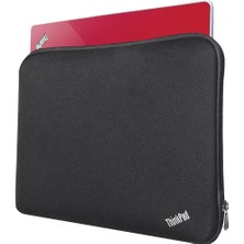 Lenovo Thinkpad 12W Case Sleeve Fermuarlı Siyah Notebook Kılıfı (13"-14" Uyumlu)