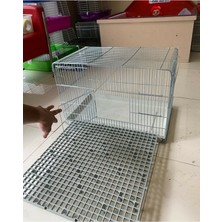 A.C.E.K Plastik 50X50 Ölçü Plastik Tavşan Kafesi Taban Izgarası 1 Mt2 [4 Adet] 
