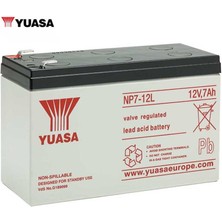 Yuasa 12V 7AH NP7-12L Ups Alarm Asansör Aküsü