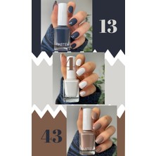 Pastel 3’lü Set Pastel Oje 13 - Pastel Oje 04 - Pastel Oje 43 Nail Polish Kış Renkleri Kadın Kozmetik