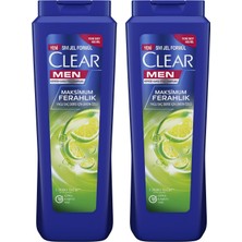 Clear Men Yağlı Saç Derisi Için Maksimum Ferahlık Kepeğe Karşı Etkili Şampuan 485 ml x 2 Adet