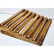 Saraynoz Ahşap Masa Altı Ayaklık Ahşap Ayak Yükseltici Ayak Standı Masa Doğal Ahşap Ayaklık