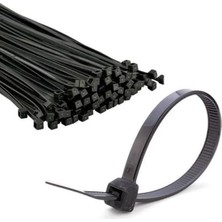 Infotools Kablo Bağı Cırt Kelepçe Siyah 3,6 x 200 mm 100'LÜ