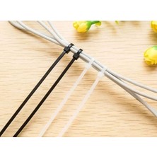 Infotools Kablo Bağı Cırt Kelepçe Siyah 3,6 x 200 mm 100'LÜ