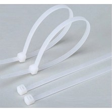 Infotools Kablo Bağı Cırt Kelepçe Beyaz 4,8 x 380 mm 100'LÜ