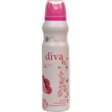 Cecile Diva kadın   Deodorant 150 Ml 12 Adet