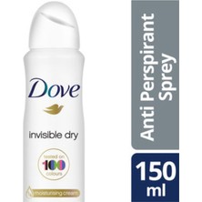 Dove Kadın Deodorant Sprey Invisible Dry 150 ml Terlemeye Karşı Etkili Koruma Sağlar