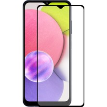 Kzy Samsung Galaxy A03S Tam Kaplayan Temperli Ekran Koruyucu Cam