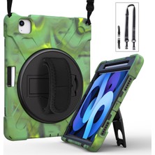 Lrtools iPad Pro 11 Inç Için 360 Derece Döner Pc + Silikon (Kalem Slot Ile) Combo Kickstand Kılıf El Tutucu Askı Omuz Askısı ile (Yurt Dışından)