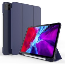 Lrtools iPad Pro 11 Inç Için Üçe Katlanabiir Standlı Deri Tablet Kılıfı (Yurt Dışından)