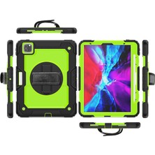 Lrtools iPad Pro 11 Inç Için 360 ° Döner Kickstand Pc + Silikon Omuz Askısı ile Tablet Kılıfı (Yurt Dışından)