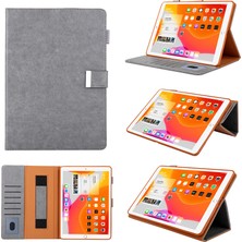 Lrtools iPad Pro 11 Inç Için Metal Tokalı Kart Yuvaları ile Standlı Akıllı Deri Tablet Kılıfı (Yurt Dışından)