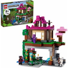 LEGO Minecraft® Eğitim Alanı 21183 # Macera Oyunlarını Seven Çocuklar İçin Minecraft Evi Dojosu ve Mağara Oyuncağı İçeren Yaratıcı Oyuncak Yapım Seti  (537 Parça)