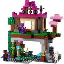 LEGO Minecraft® Eğitim Alanı 21183 # Macera Oyunlarını Seven Çocuklar İçin Minecraft Evi Dojosu ve Mağara Oyuncağı İçeren Yaratıcı Oyuncak Yapım Seti  (537 Parça)