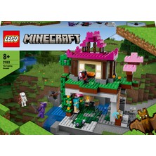 LEGO Minecraft® Eğitim Alanı 21183 # Macera Oyunlarını Seven Çocuklar İçin Minecraft Evi Dojosu ve Mağara Oyuncağı İçeren Yaratıcı Oyuncak Yapım Seti  (537 Parça)