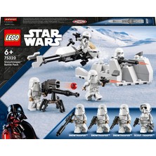 LEGO Star Wars# Snowtrooper# Savaş Paketi 75320 - 6 Yaş ve Üzeri Çocuklar İçin Oyuncak Yapım Seti (105 Parça)