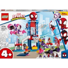 LEGO Marvel Spidey ve İnanılmaz Arkadaşları Örümcek Adam Ağ Merkezi 10784 - 4 Yaş ve Üzeri İçin Oyuncak Yapım Seti (155 Parça)