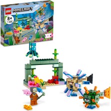 LEGO Minecraft® Gardiyan Savaşı 21180 # Macera Oyunlarını Seven Çocuklar İçin Yaratıcı Oyuncak Yapım Seti (255 Parça)