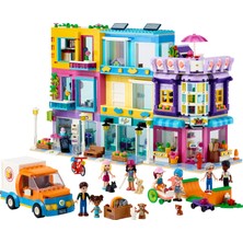 LEGO Friends Ana Cadde Binası 41704 - 8 Yaş ve Üzeri İçin Oyuncak Mağaza ve Kafe İçeren Apartman Yapım Seti (1682 Parça)