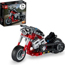 LEGO® Technic Motosiklet 42132 – 7 Yaş ve Üzeri Araçları Seven Çocuklar İçin 2’si 1 Arada Yaratıcı Oyuncak Model Yapım Seti (160 Parça)