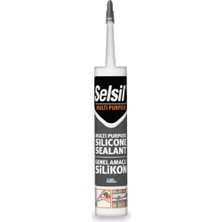 Selsil Silikon Şeffaf 280 Gr. (25)