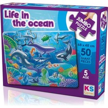 Ks Games Life In The Ocean 50 Parça Jumbo Boy Puzzle
