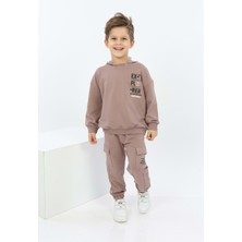 Toontoy Kids Toontoy Erkek Çocuk Explorer Baskılı Eşofman Takım