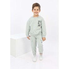 Toontoy Kids Toontoy Erkek Çocuk Explorer Baskılı Eşofman Takım