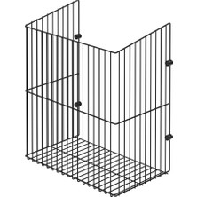 Starax Antrasit Kapağa Monte Çamaşır Sepeti S-8012-A -